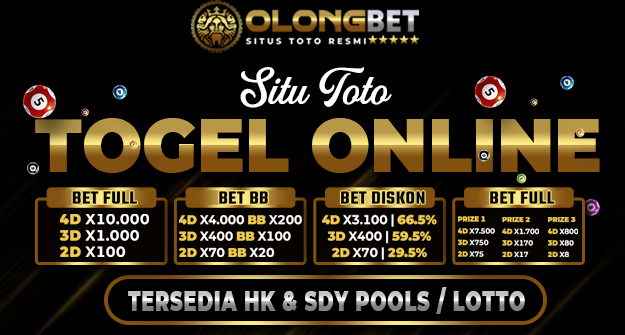OLONGBET - Situs Togel Toto 4D Bet Prize 123 Dan Agen Togel Bet Diskon Terbesar Bolak Balik Di Bayar
